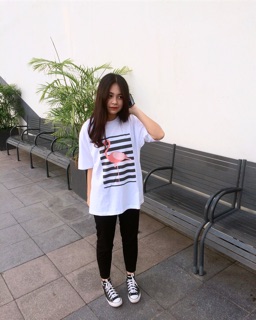 Áo phông form rộng unisex   ( ẢNH THẬT SHOP CHỤP )