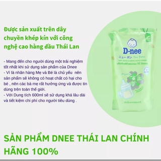 Nước rửa bình sữa Dnee Thái Lan 600ml