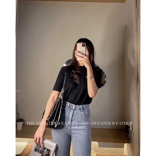 Áo len mịn CỘC TAY CỔ TRÒN basic ( Ảnh thật )