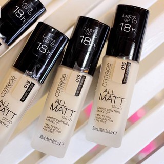 Kem Nền Catrice All Matt Plus Shine Control Make Up 18h