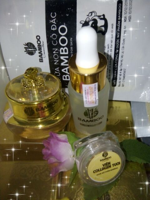 Combo Kem face lụa và serum bamboo->kèm quà