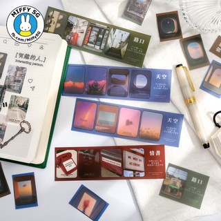 [MR.PAPER] Set 4 tấm sticker PET không thấm nước chủ đề ảnh film LAB FILM