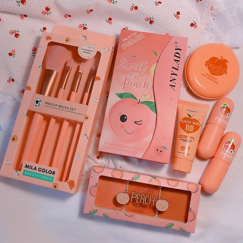 Bộ trang điểm peach love 10 món chuyên nghiệp | BigBuy360 - bigbuy360.vn