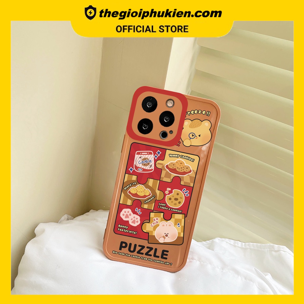 Ốp iphone - Ốp lưng iphone cạnh vuông viền camera Nhăm Nhăm dành cho ip 6 đến 14promax - G42