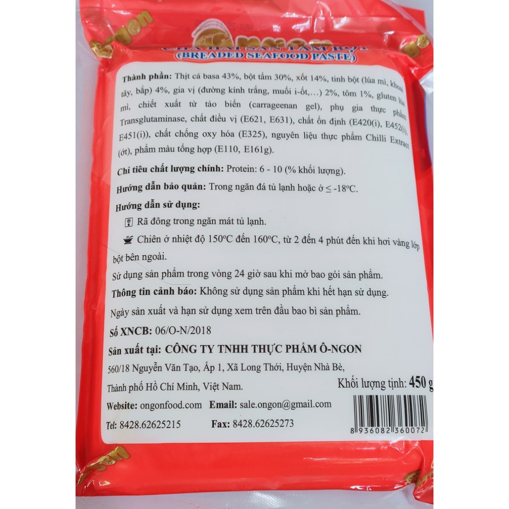 Viên hải sản tẩm bột Ô ngon