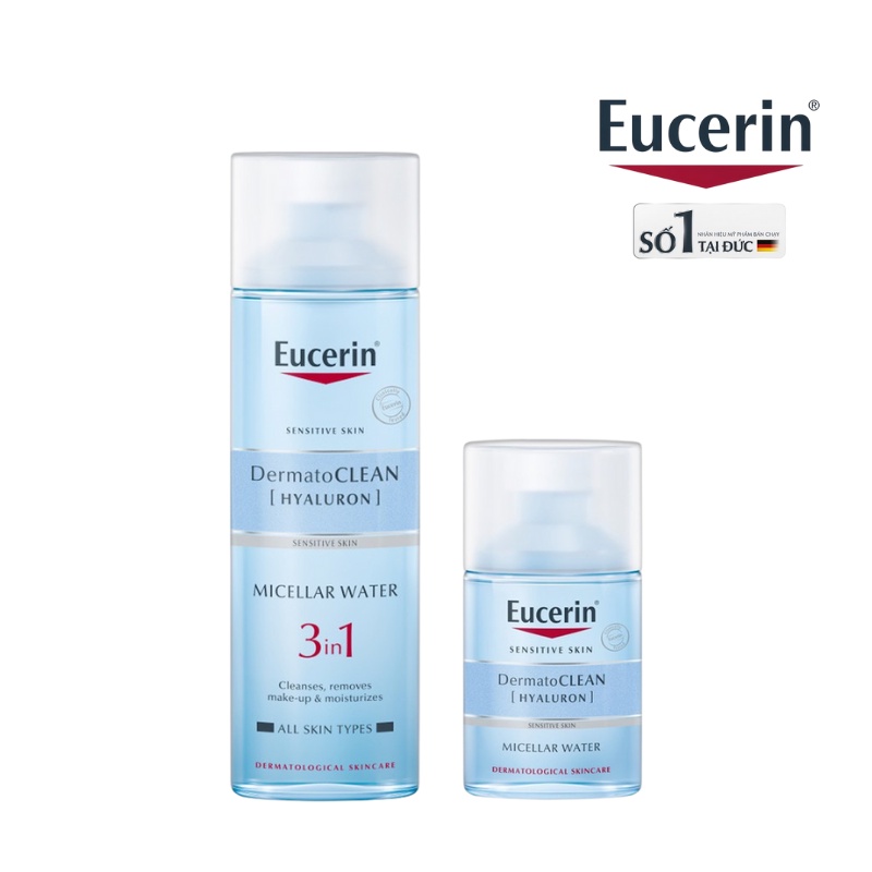 Eucerin - Nước Tẩy Trang 3 in 1 Dịu Nhẹ Cho Da Nhạy Cảm Eucerin Dermato Clean Micellar Cleansing Fluid 200ml