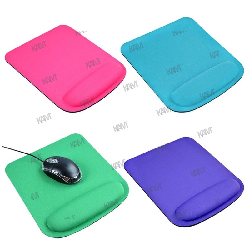 Tấm Lót Chuột Bằng Xốp EVA Mềm Hình Vuông Có Đệm Kê Cổ Tay Chống Trượt Thoải Mái Khi Chơi Game