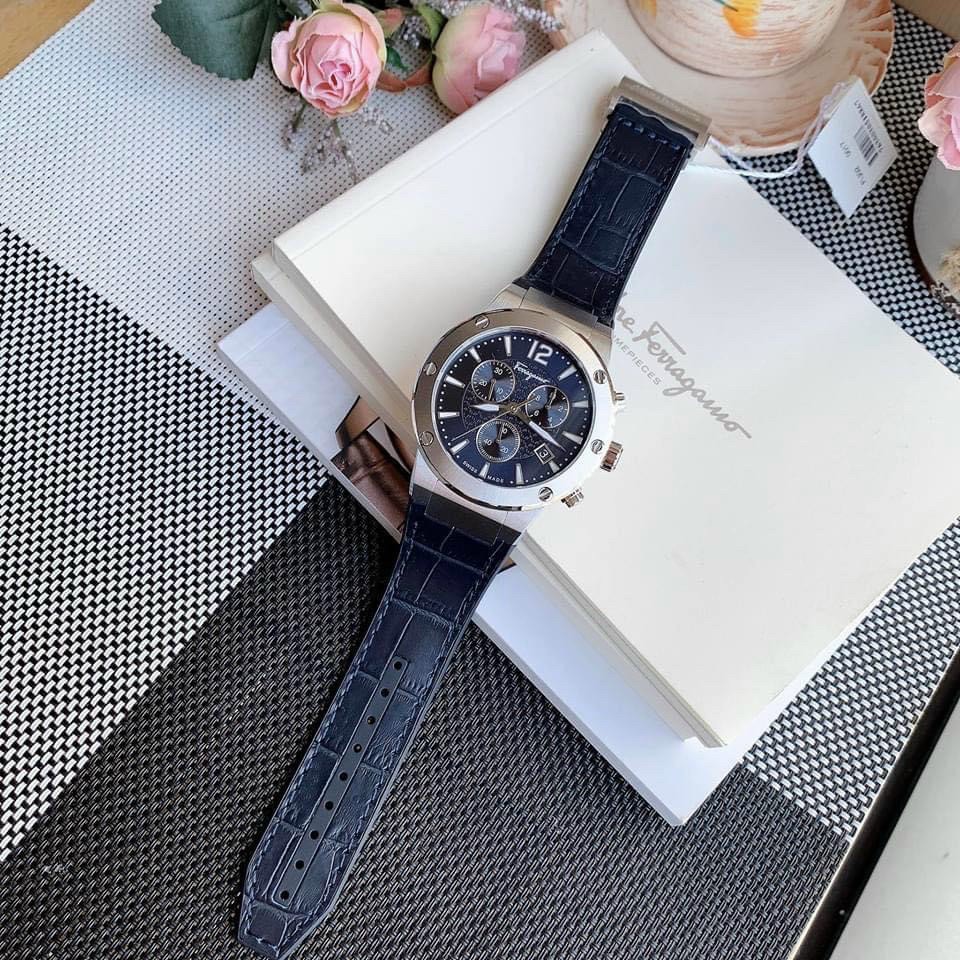 Đồng hồ Nam Ferragamo Salvatore F-80 FIJ020017, 44MM Fullbox chính hãng Authentic