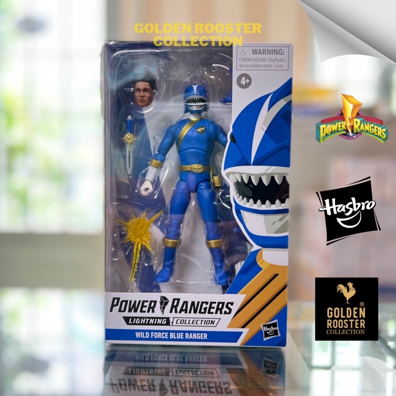 Mô hình nhân vật Gao Blue Power Rangers Lightning Collection Wild Force Blue Ranger Figure