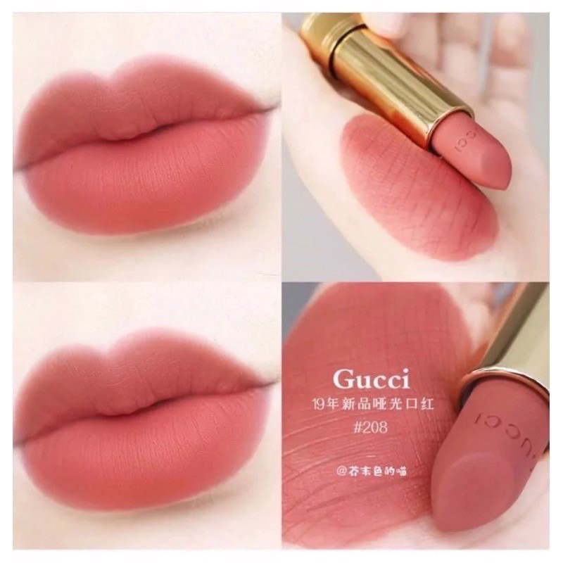 Son Gucci 204 Peggy Taupe cánh hồng khô | BigBuy360 - bigbuy360.vn