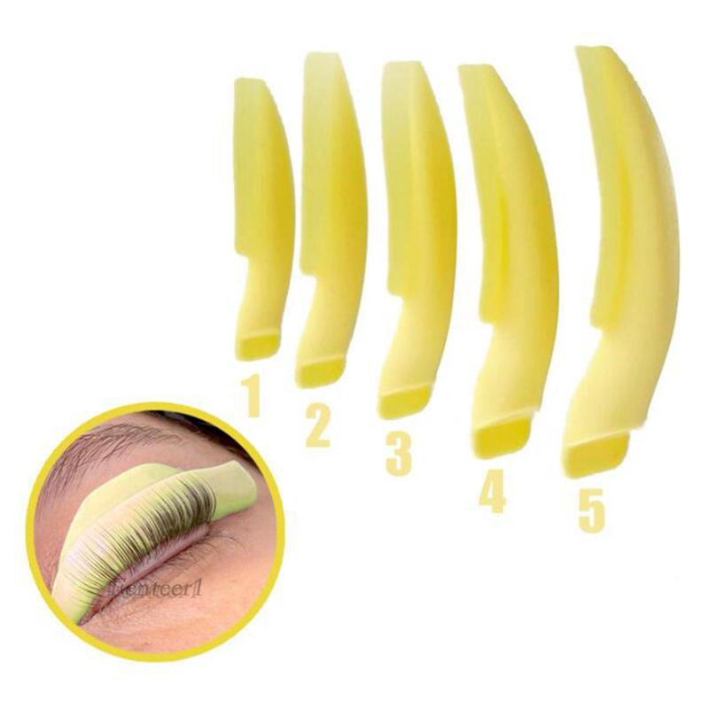 1 [Fenteer1] Bộ Dụng Cụ Uốn Lông Mi Bằng Silicone Tại Nhà