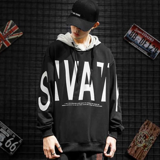 Áo khoác hoodie nỉ nam nữ unisex chất dầy chữ SWAT màu hot triend 2020