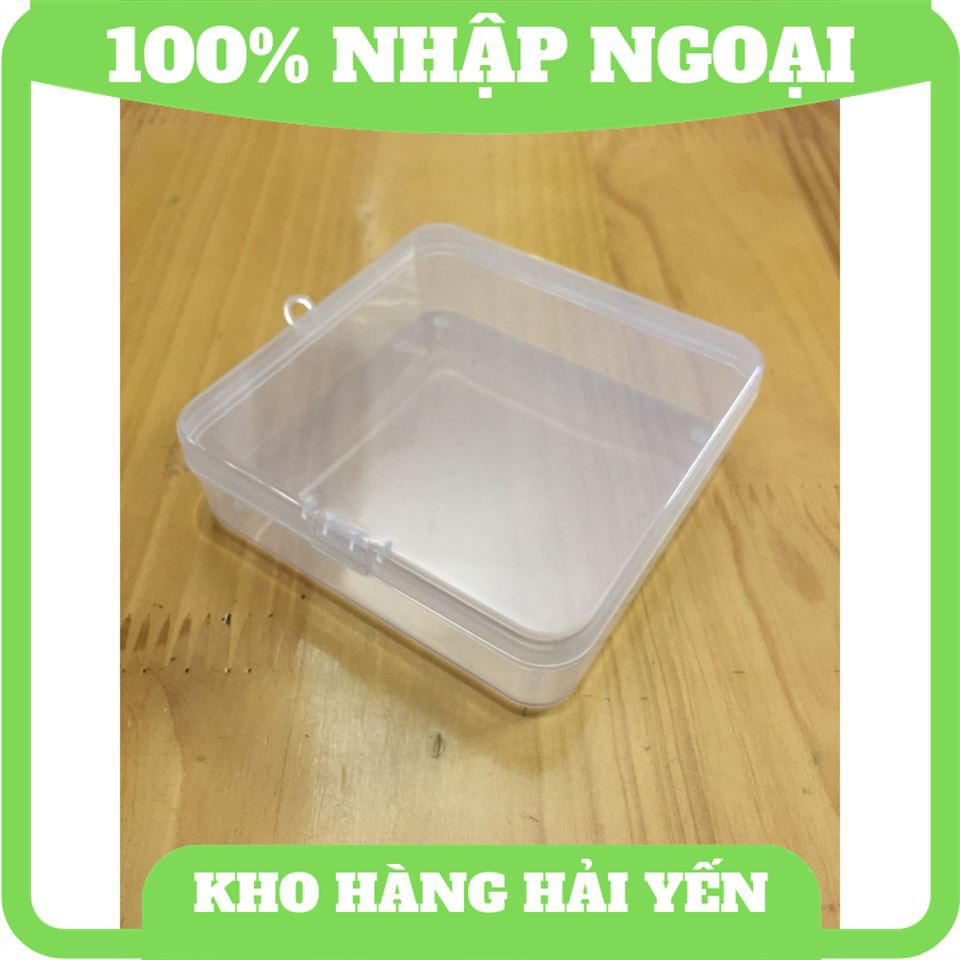Hộp nhựa vuông trong suốt đựng đồ đa năng tiện dụng cho gia đình Hot Hot