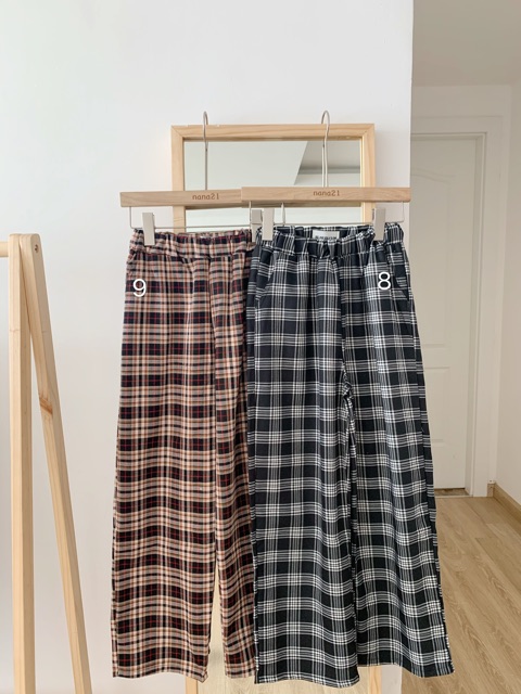Quần culottes kẻ caro (nhiều màu) | BigBuy360 - bigbuy360.vn