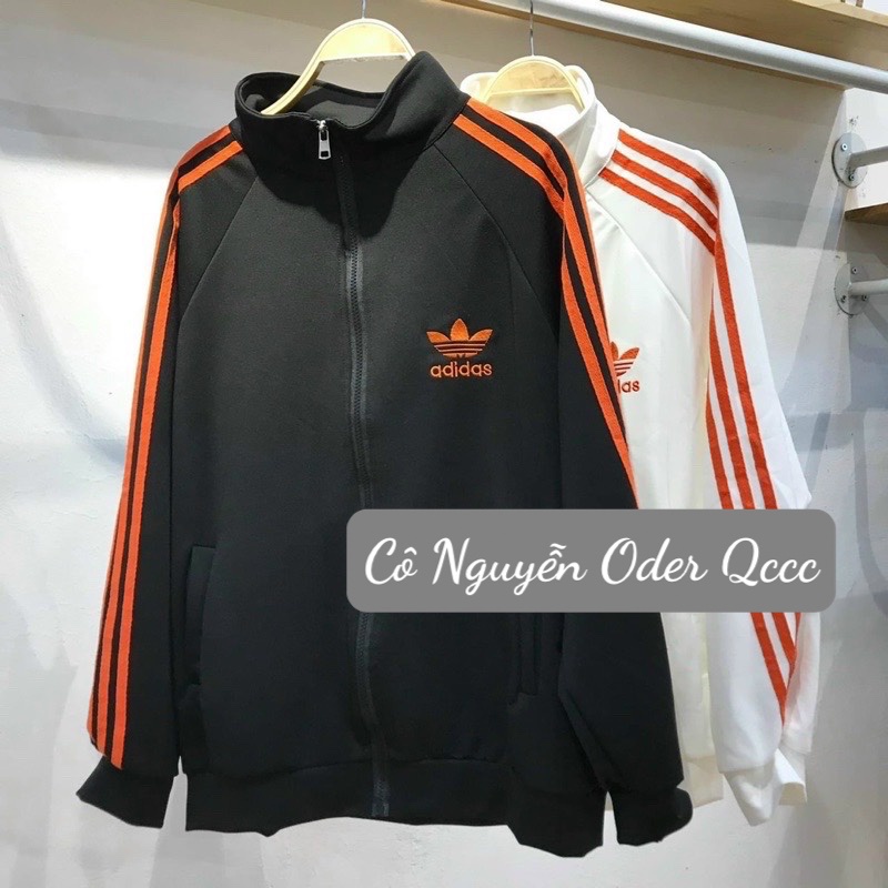 Áo khoác bomber ads chạy viền cam dáng thể thao