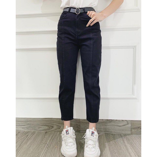 Quần Baggy Kaki Nữ Phong Cách Boyfriend Cực Chất | Quần Baggy Kaki 3 Màu Trắng Đen Và Nâu | Tashop MS063 | BigBuy360 - bigbuy360.vn