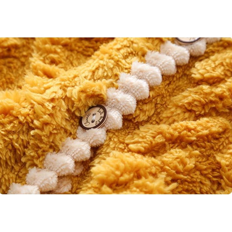 Áo gile lông cừu cho bé, áo gile thu đông từ 0 - 6 tuổi