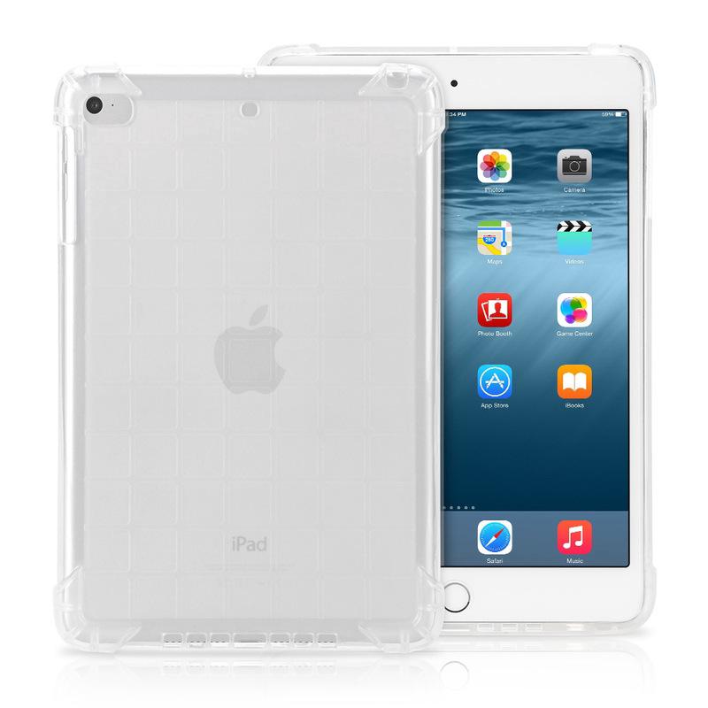 Ốp Ipad 9.7 Inch Mini 5 3/4 Air 1/2/3 bằng silicon bo tròn 4 gốc chống sốc