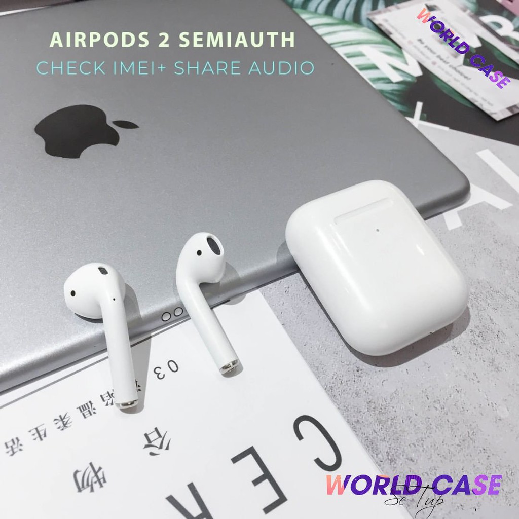 [AIRPODS 2] Tai Nghe Không Dây Airpods 2 Định Vị - Đổi Tên - Sạc Không Dây - Tháo Tai Dừng Nhạc Phiên Bản 2021 | BigBuy360 - bigbuy360.vn