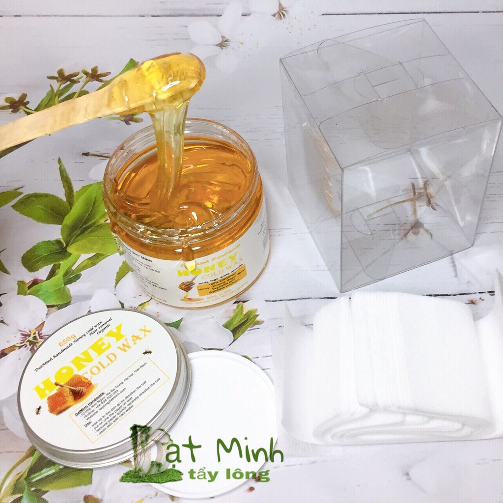 WAXING TẨY LÔNG 650G, WAX LẠNH ĐẠTMINH HONEY COLD WAX