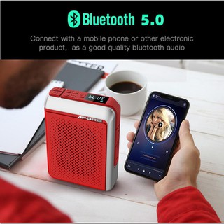 Loa trợ giảng Aporo T18 công suất 30W 2.4G Bluetooth 5.0 không dây ( BH 12 THÁNG )