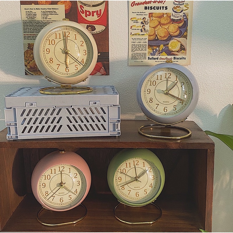 (Tự chụp / Có sẵn) Đồng hồ để bàn vintage style hàn