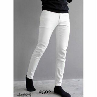 Quần kaki nam trắng sáng mới