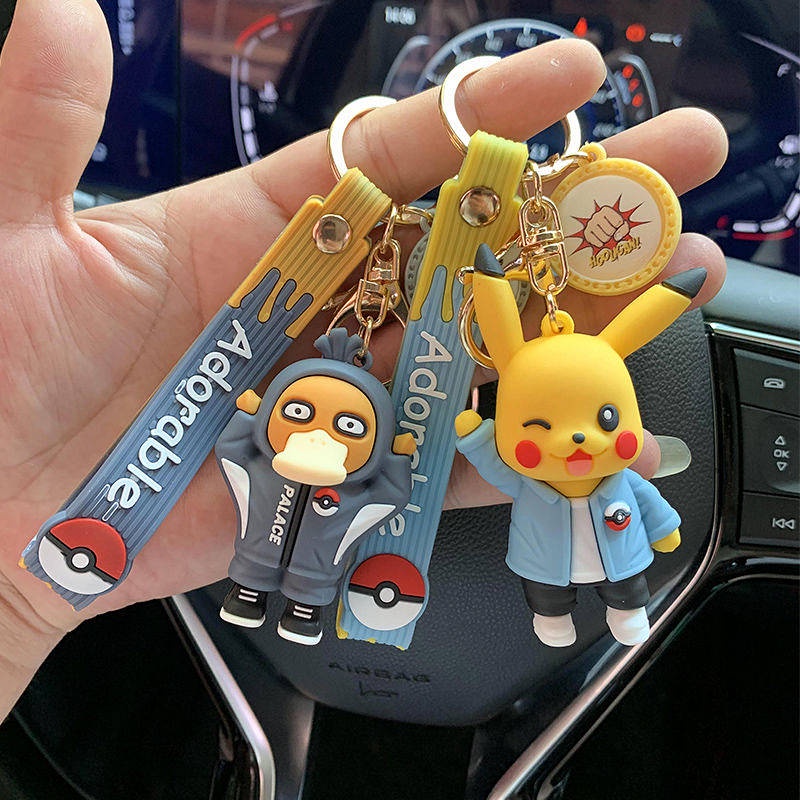 Móc khóa hình pikachu dễ thương sáng tạo