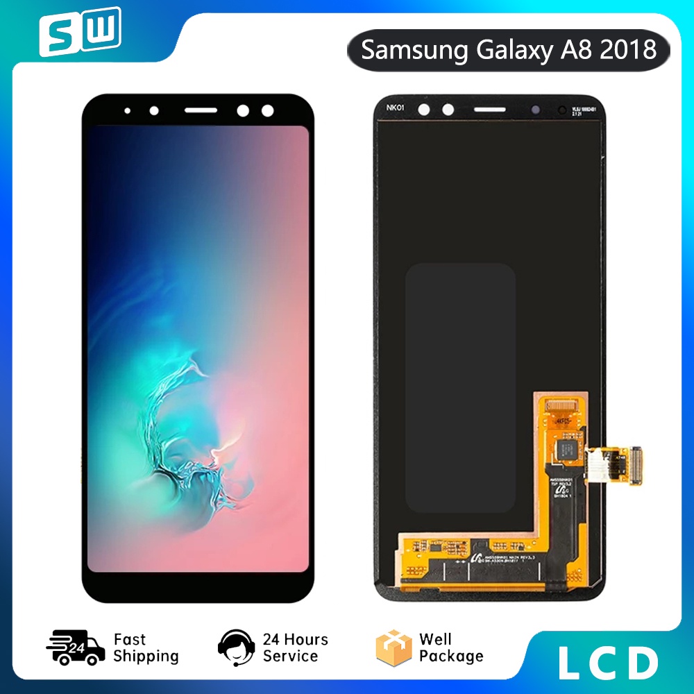 Màn Hình Samsung Galaxy A8 2018 A530 A530F A530FD Cảm Ứng LCD Thay Thế Dành Cho