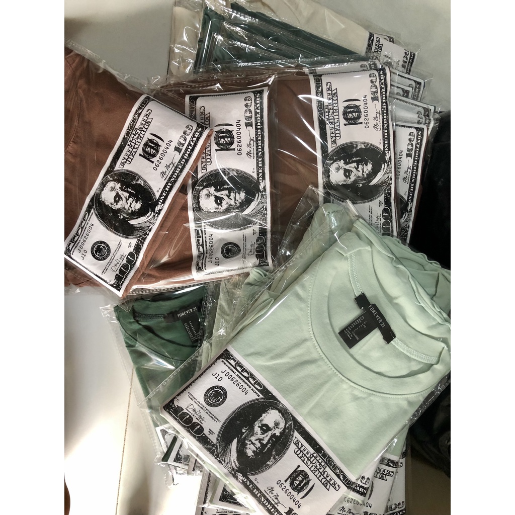 Áo Thun F21 In Hình Money - 3370
