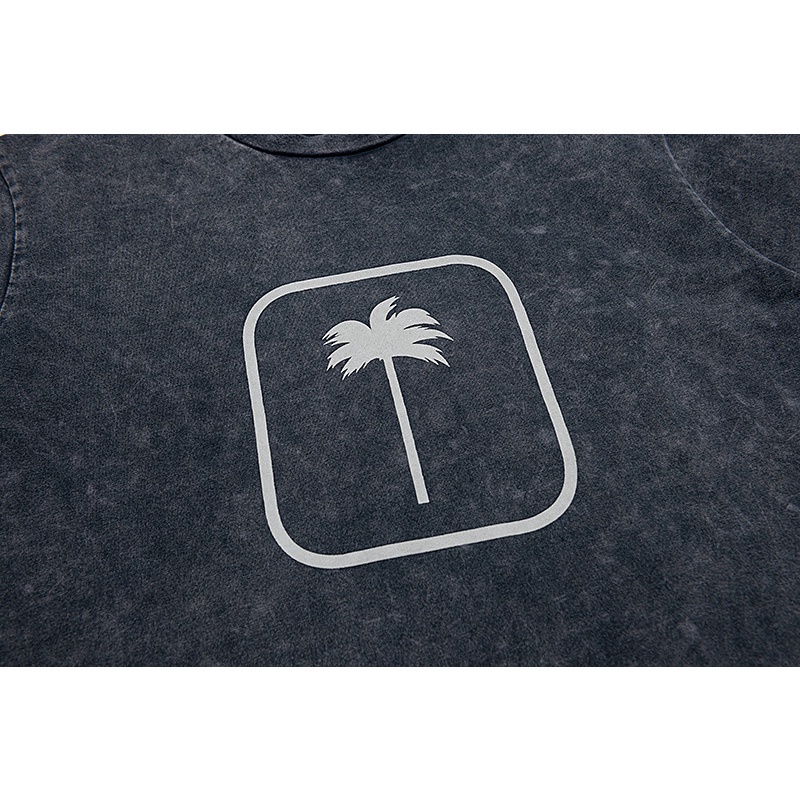 Bán Chạy Nhất Áo Thun Thể Thao Cotton Tay Ngắn In Hình Cây Dừa Giặt Được Kích Thước Lớn Unisex