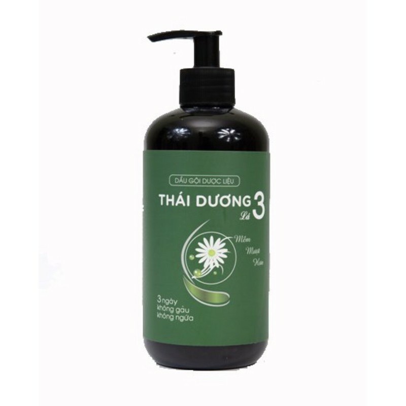 Dầu Gội Dược Liệu Thái Dương 3 và 7 Thái Dương Chai 480ml, Ngăn Ngừa Rụng Tóc, Gàu Ngứa, Sao Thái Dương