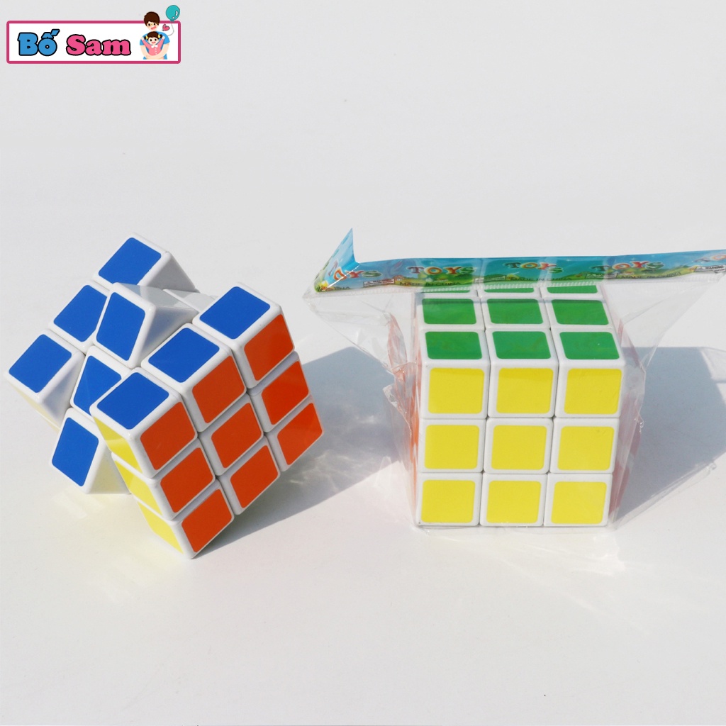 Rubic 3x3 xoay trơn trò chơi rubik phát triển trí tuệ cho bé Shop Bố Sam