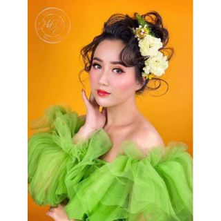 Váy voan chụp Bầu - chụp mẫu concept.
