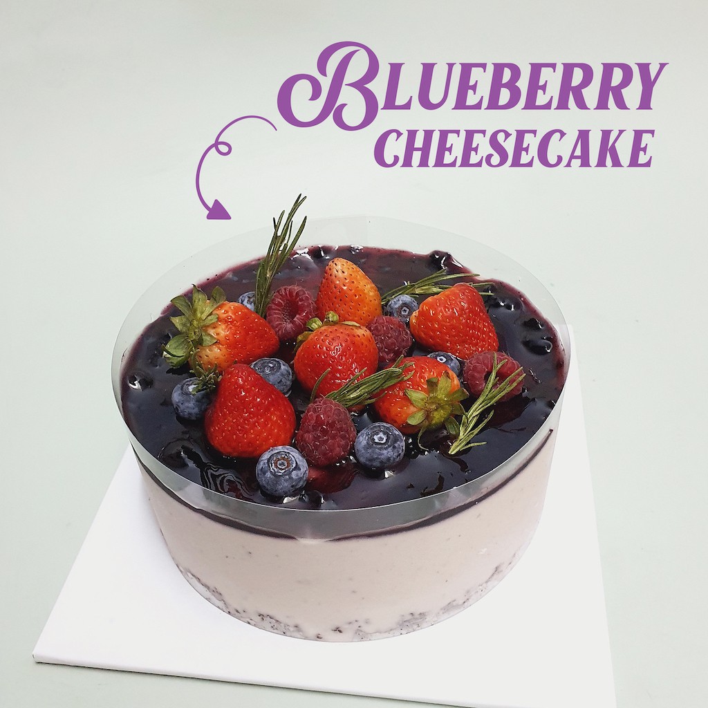 BLUEBRRY CHEESECAKE - Bánh Phô Mai Việt Quất