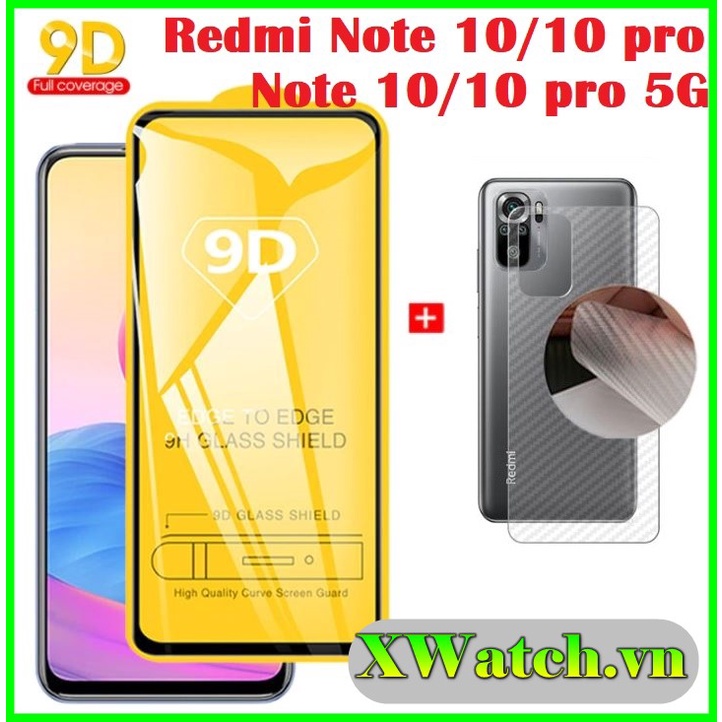 Cường Lực Full Màn Xiaomi Redmi note 10 / note 10 pro / note 10 pro max  Redmi note 10 5g /  Redmi note 10 pro 5G