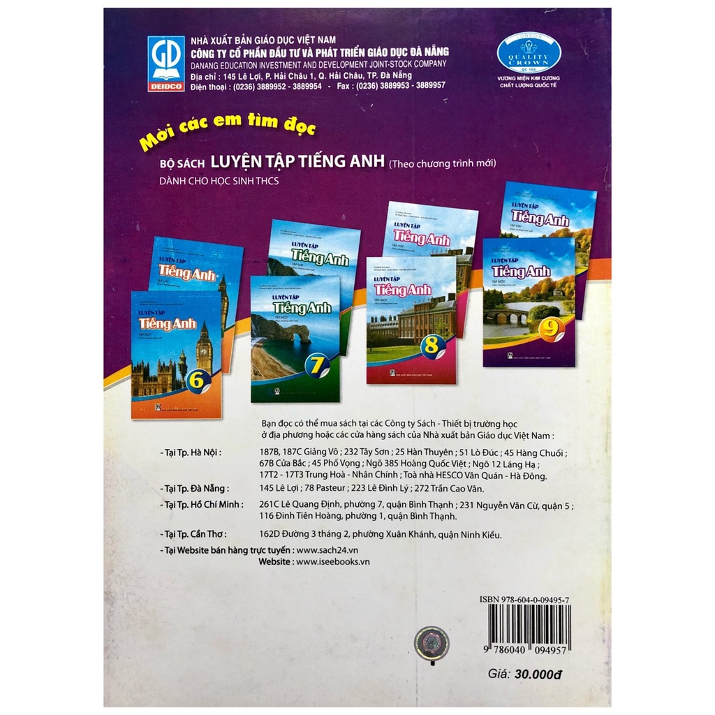 Sách - Luyện tập Tiếng anh lớp 9 tập 1