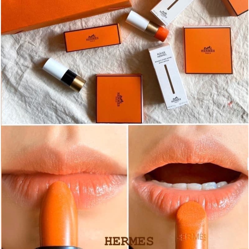 Son dưỡng Hermes Poppy lip Shine Limited