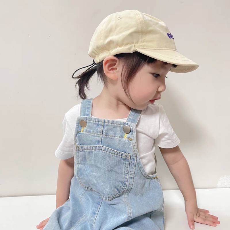 Mũ lưỡi trai vành ngắn cho bé trai và gái