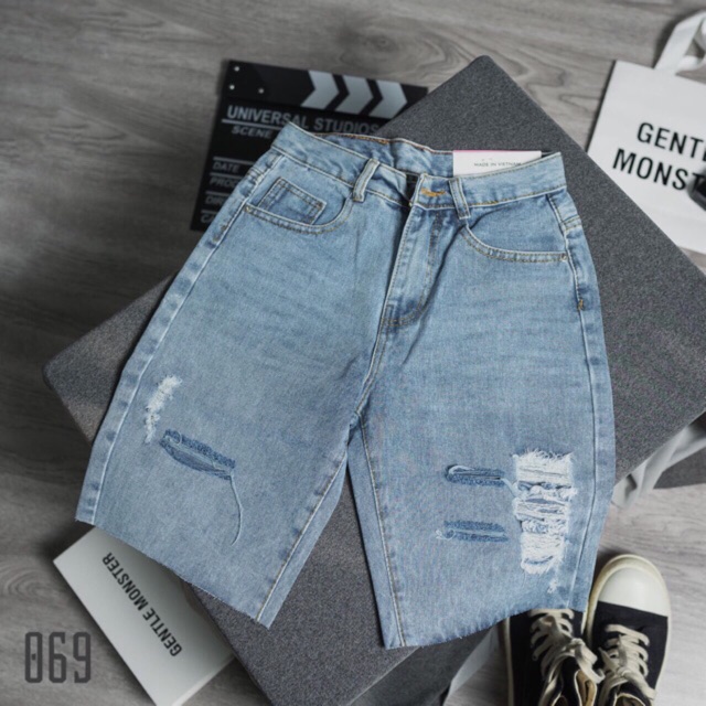 ☀️Quần Jeans Ngố Rách
