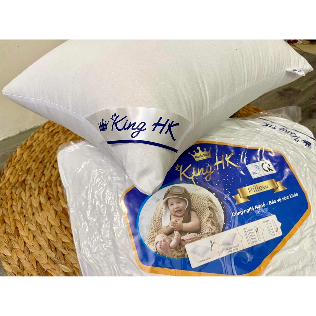Ruột Gối King Hàng Khách Sạn 5 Sao Kích Thước 50x70cm Mẫu Mới 2021