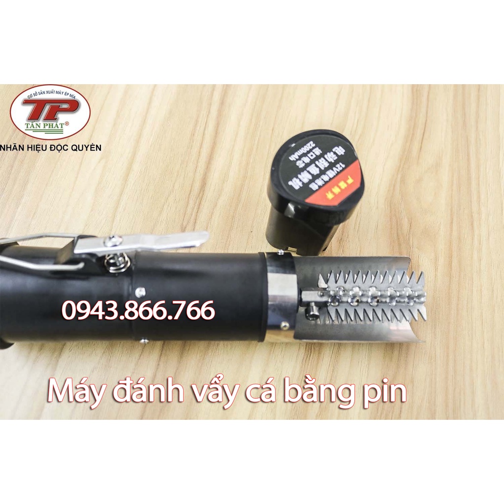 Máy đánh vẩy cá diêu hồng, cá rô phi, cá lóc loại cầm tay tiện dụng
