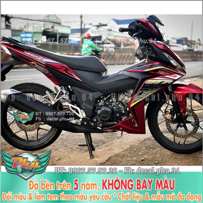 Tem rời Winner Đỏ đen mẫu mới 2020 (H)