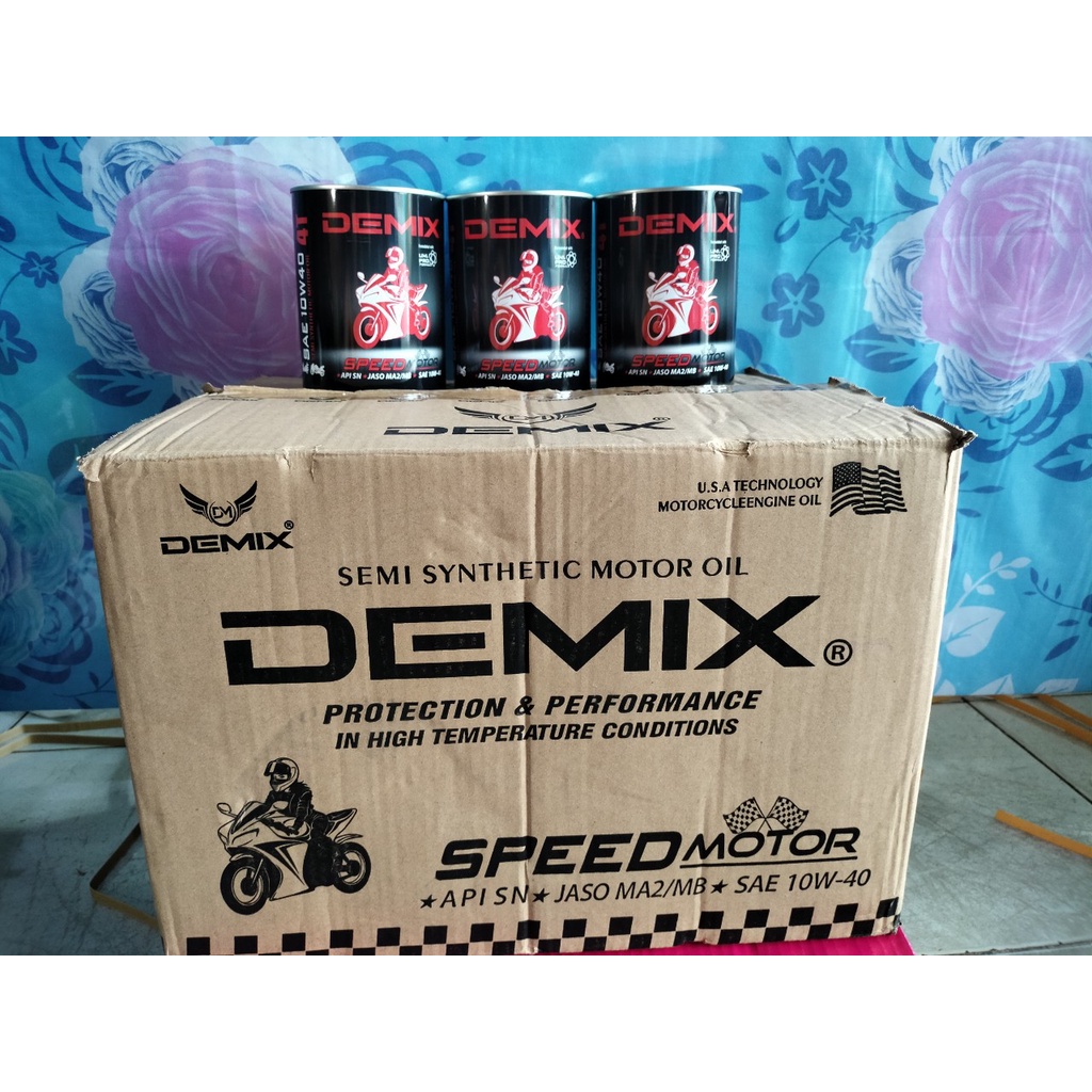 DẦU NHỚT DEMIX SAE 20W50 API SL JASO MA2 DÀNH CHO XE SỐ