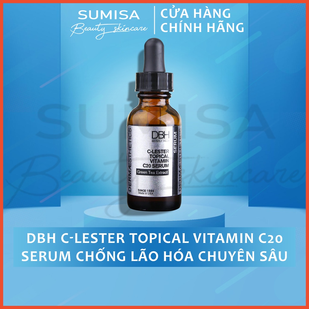 [AUTHENTIC USA] Serum tăng cường Collage DBH C-Lester Topical Vitamin C20 chống lão hóa chuyên sâu 30ml