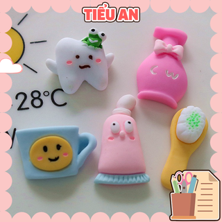 Charm (C543) slime/ Dụng Cụ Charm Trang Trí Hình Dụng Cụ Đánh Răng Dễ Thương - Giá 1 cái