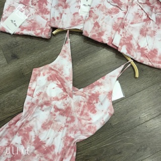 Váy 2 dây lụa xoắn ngực