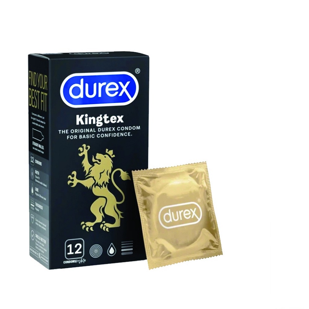 Bao cao su durex kingtex, bao cao su siêu mỏng, bcs siêu dai kéo dài thời gian NAMKAMY BS39