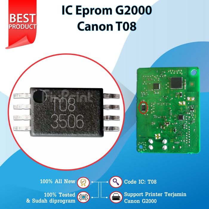 Mô hình máy ảnh Canon G2000 T16 IC Eeprom Canon G2000