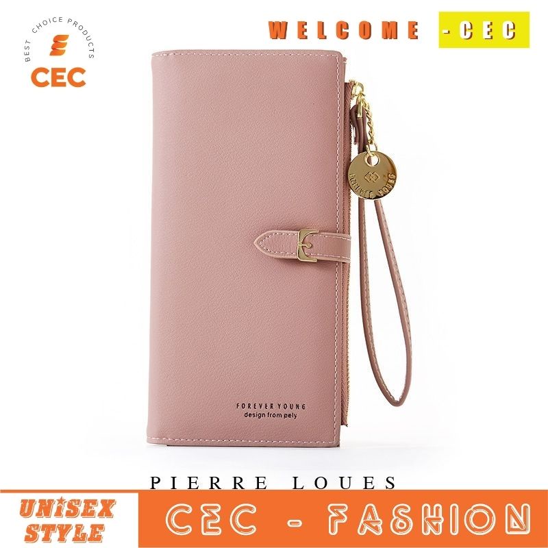 Ví cầm tay Nữ Pierre Loues, Ví dài nữ bằng da sang trọng tiện dụng hottrend 2021 PLV21 [CEC Store]